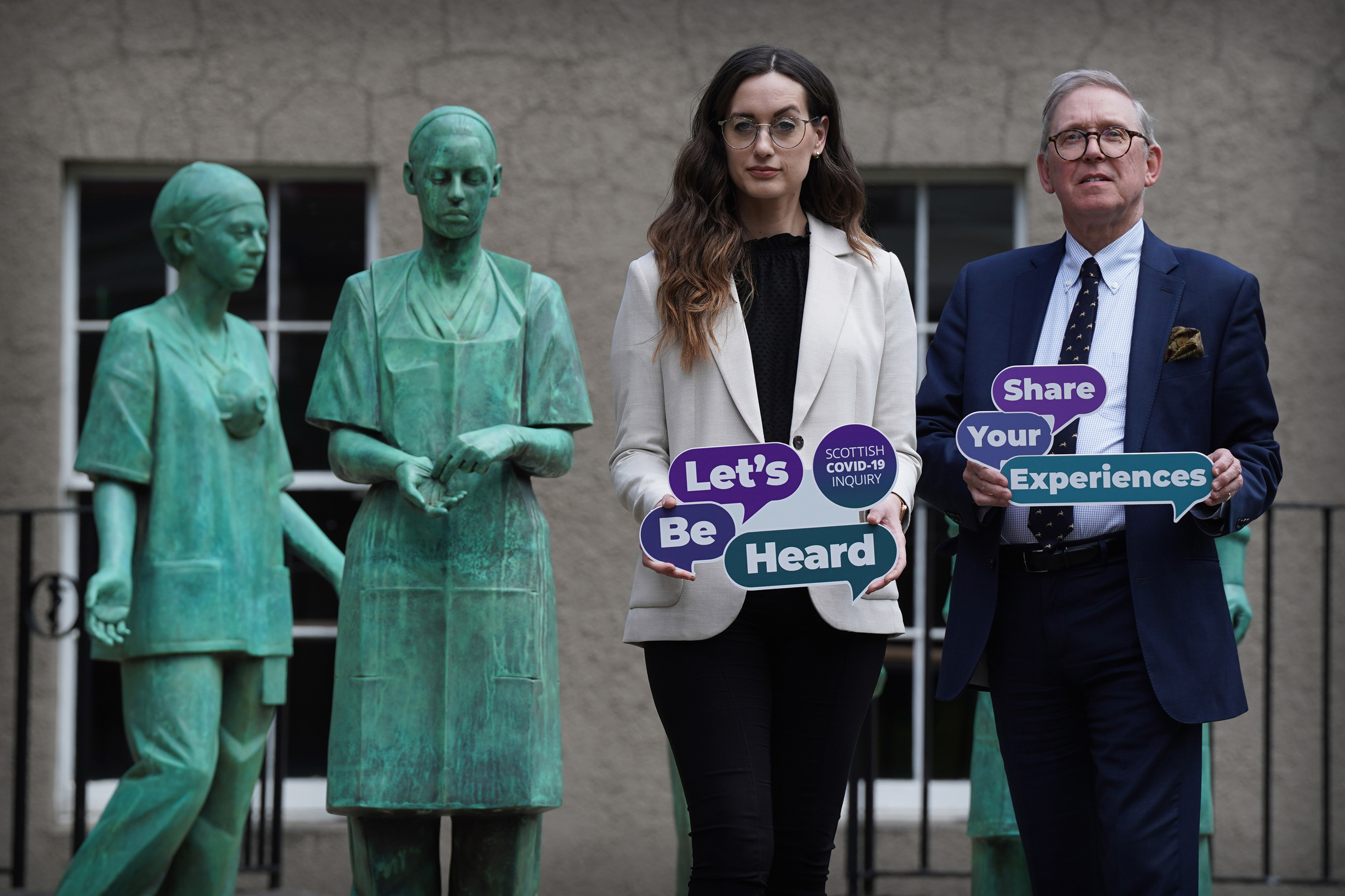 Lord Brailsford, Chair to the Scottish COVID-19 Inquiry, and Alexandra Anderson, Head of Let's Be Heard.
