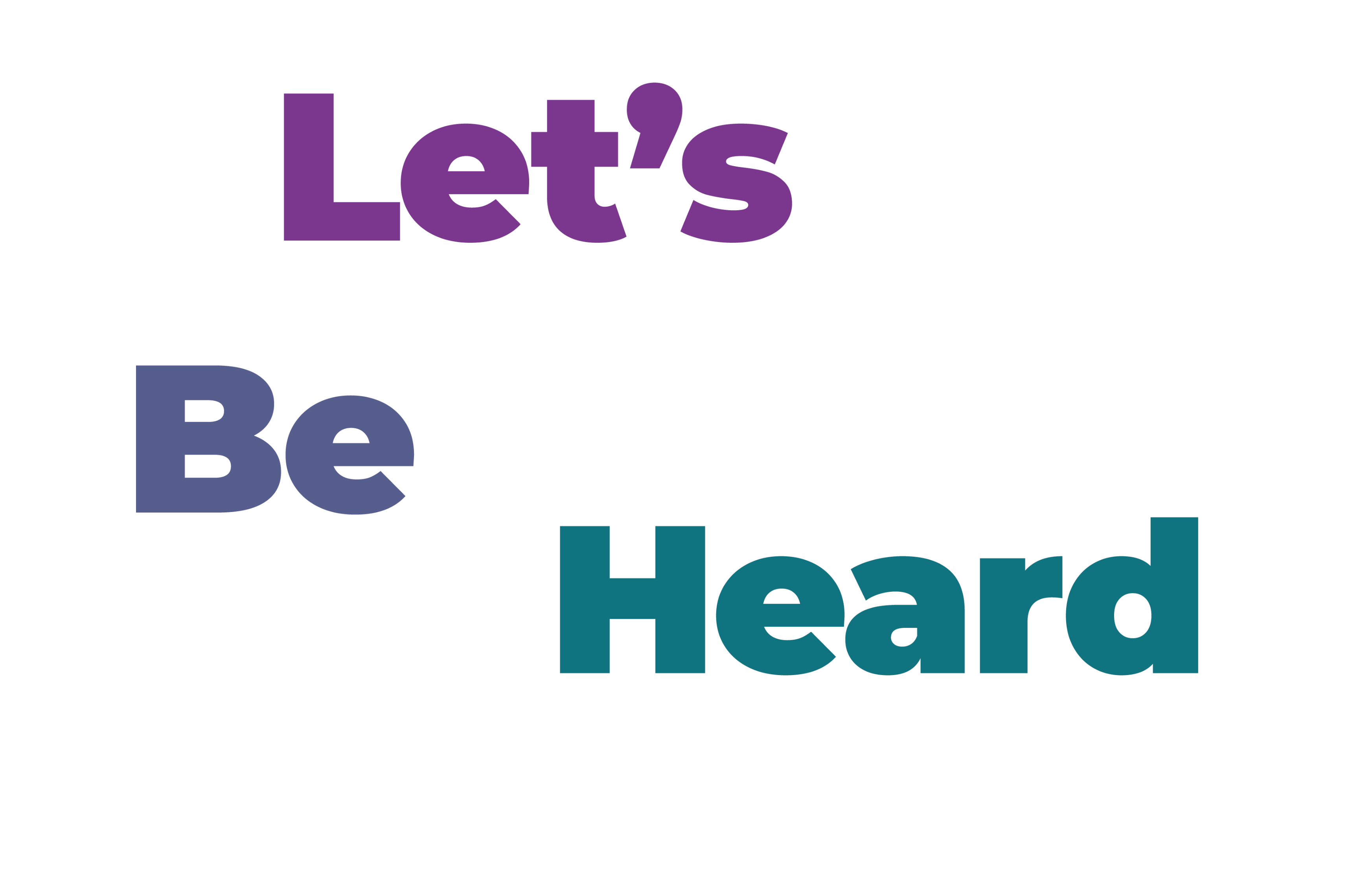 Lets be heard logo